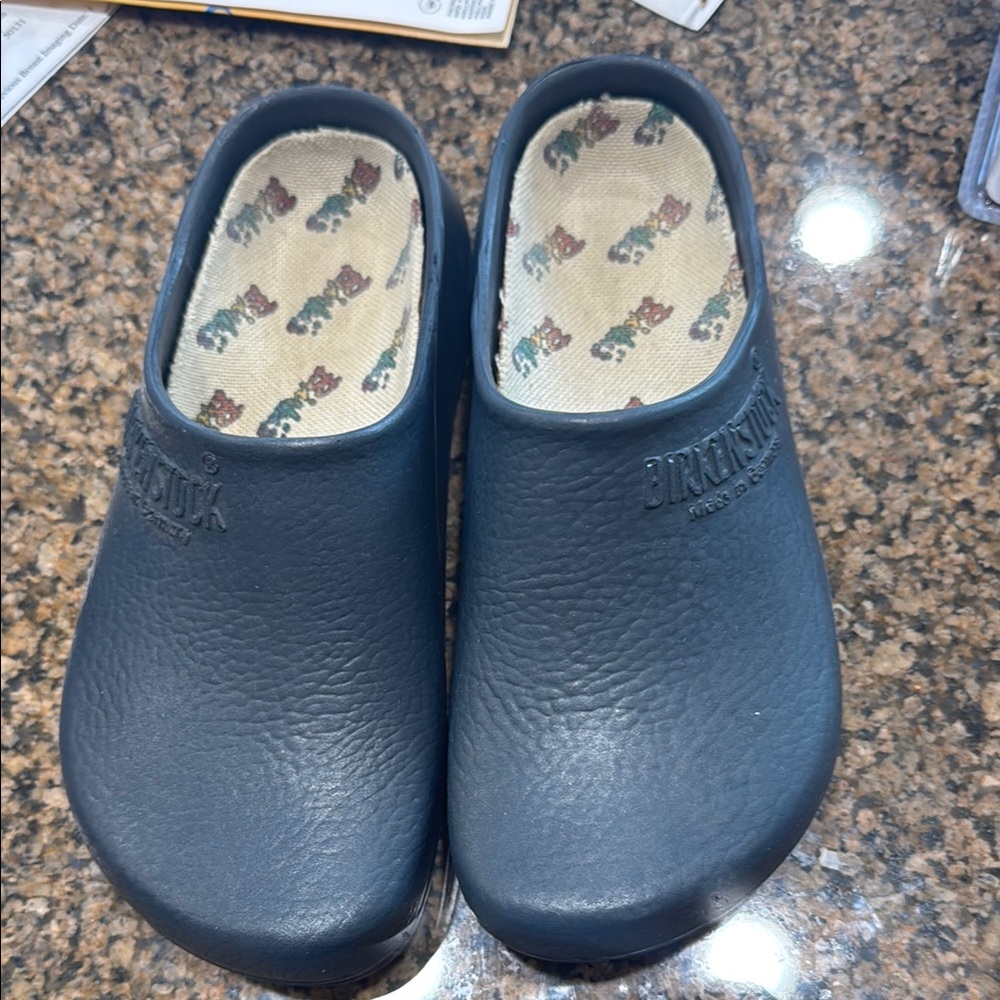 Birkenstock Navy Slip-On Clogs